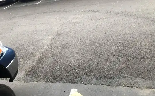 Trail of fluid leak began right when I went in reverse