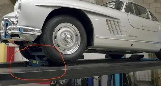 The jack is marked with red circle.