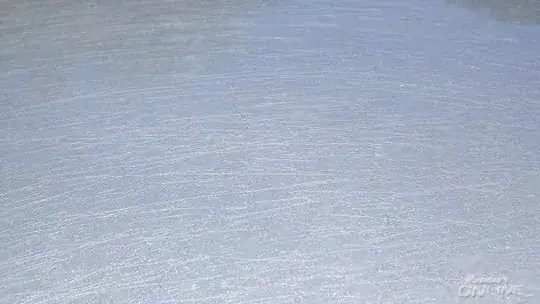 sanding marks