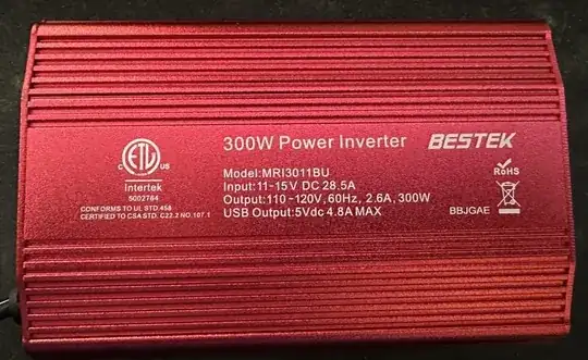 Power inverter specs