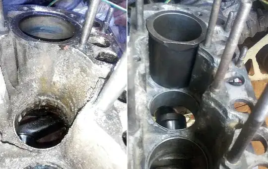 before and after cleanup