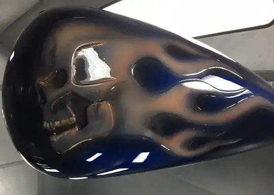 cutom motorcycle tank