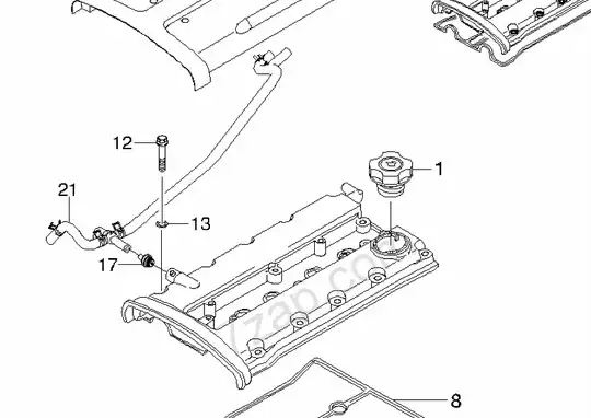Aveo diagram cam cover