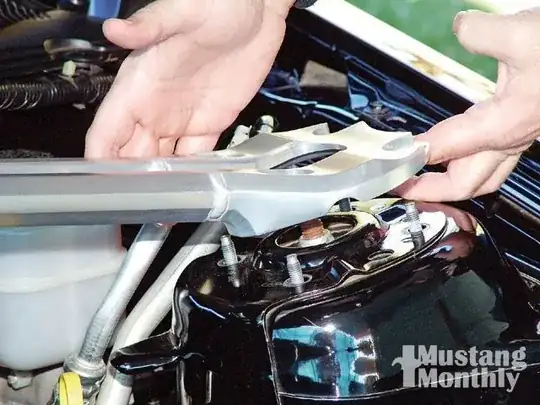 Strut brace install
