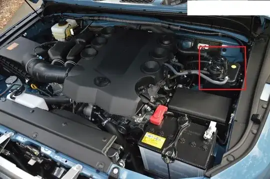 The car part highlighted