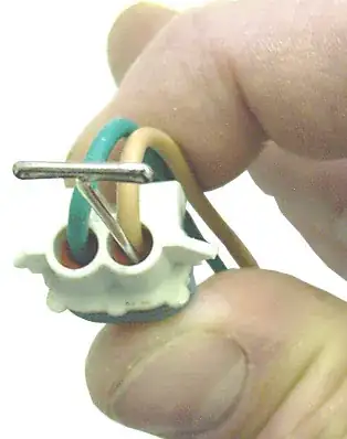 How to back-probe with a Push pin/T pin