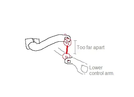 Old sway bar link