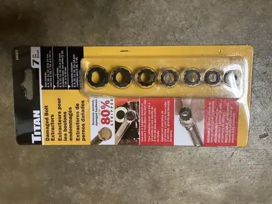 Titan Damaged Bolt Extractors