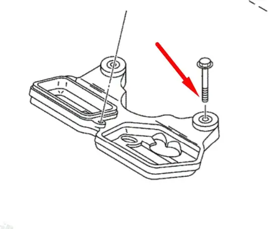 Axo of metering assembly picturing the bolt which I've over-tightened.