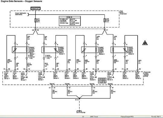 2005 GMC Yukon O2 sensor wiring