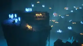 MCD Plunging Pothole 2.png: Infobox image for Deepwood Brook the dungeons mission in Minecraft