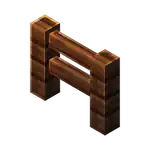 Dark Oak Fence (inventory) MCE.png: Infobox image for Dark Oak Fence the block in Minecraft