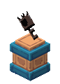 A netherite key in Sands of Time.