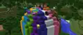 The first instance of glazed terracotta appears in this banner for snapshot 17w06a. (Magenta, top center of structure)