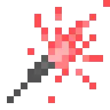 Active Red Sparkler.png: Infobox image for Sparkler the item in Minecraft