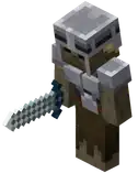 Armored Husk2.png: Infobox image for Husk the dungeons entity in Minecraft