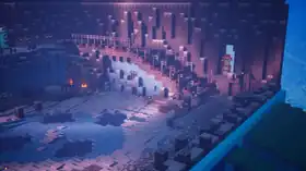 MCD Lost Settlement Tower Combat Floor 2.png: Infobox image for Lost Settlement Combat Floor the dungeons mission in Minecraft