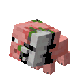 Zombified baby pig idle