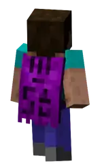 Mystery Cape Worn MCD.png: Infobox image for Mystery Cape the dungeons cosmetic in Minecraft