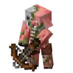 Zombified Piglin Hunter.png: Infobox image for Zombified Piglin Hunter the dungeons entity in Minecraft