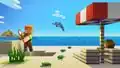Another render, featuring a dolphin and baby turtles.