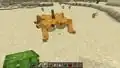 Screenshot of the "camel table", with sand layers in the background.