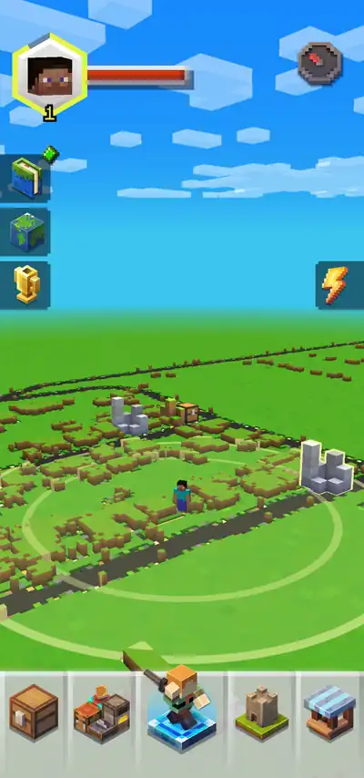 MCE map scene.png: Infobox image for Overworld the location in Minecraft