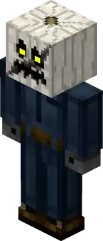 MCSM The White Pumpkin (Scarred).png: Infobox image for Cassie Rose the character in Minecraft