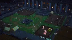 MCD Barrage 2.png: Infobox image for Barrage Ancient Dungeon the dungeons mission in Minecraft