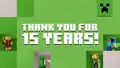 15 year anniversary logo.