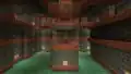 A large room with a trial spawner in the middle.