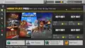 The front page of the Marketplace.