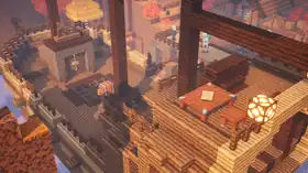 MCD Ship (Entrance).png: Infobox image for Mystery Ship the dungeons mission in Minecraft