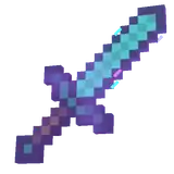 MCSM Diamond Sword (Enchanted).png: Infobox image for Diamond Sword the story mode item in Minecraft