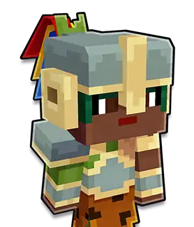 Warrior Select Icon MCL.png: Infobox image for Warrior (skin) the legends skin in Minecraft