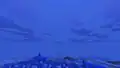 The sky in ice spikes.