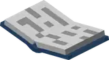 MCSM2 Blue Book (Opened & Held).png: Infobox image for The Foundation the story mode item in Minecraft