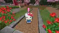 Hello Kitty with exclamation mark over her head.