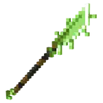 Venom Glaive (MCD).png: Infobox image for Venom Glaive the dungeons item in Minecraft