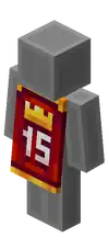 MCC 15th Year Cape JE.png: Infobox image for MCC 15th Year Cape the cape in Minecraft