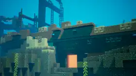 MCD The Bilge (Entrance).png: Infobox image for The Bilge the dungeons mission in Minecraft