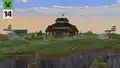 Zoomed out view of Central Visiting Center in Minecraft National Park.