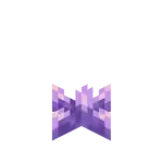 Medium Amethyst Bud (U) JE1.png: Infobox image for Amethyst Cluster the block in Minecraft