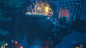 MCD Creeper Woods Ender Dungeon (Entrance).png: Infobox image for Deepwood Brook the dungeons mission in Minecraft