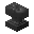 Invicon Chipped Anvil.png: Inventory sprite for Chipped Anvil in Minecraft as shown in-game with description: Chipped Anvil