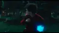 Henry running away.