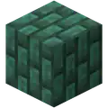 Vertical Dark Prismarine Bricks