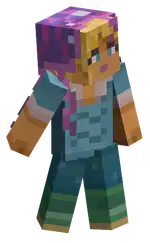 Jellyfish Girl.png: Infobox image for Jellyfish Girl the dungeons cosmetic in Minecraft