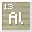 Invicon Aluminium.png: Inventory sprite for Aluminium in Minecraft as shown in-game linking to Aluminium with description: Aluminium