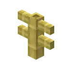 Bamboo Fence.png: Infobox image for Wooden Fence the block in Minecraft